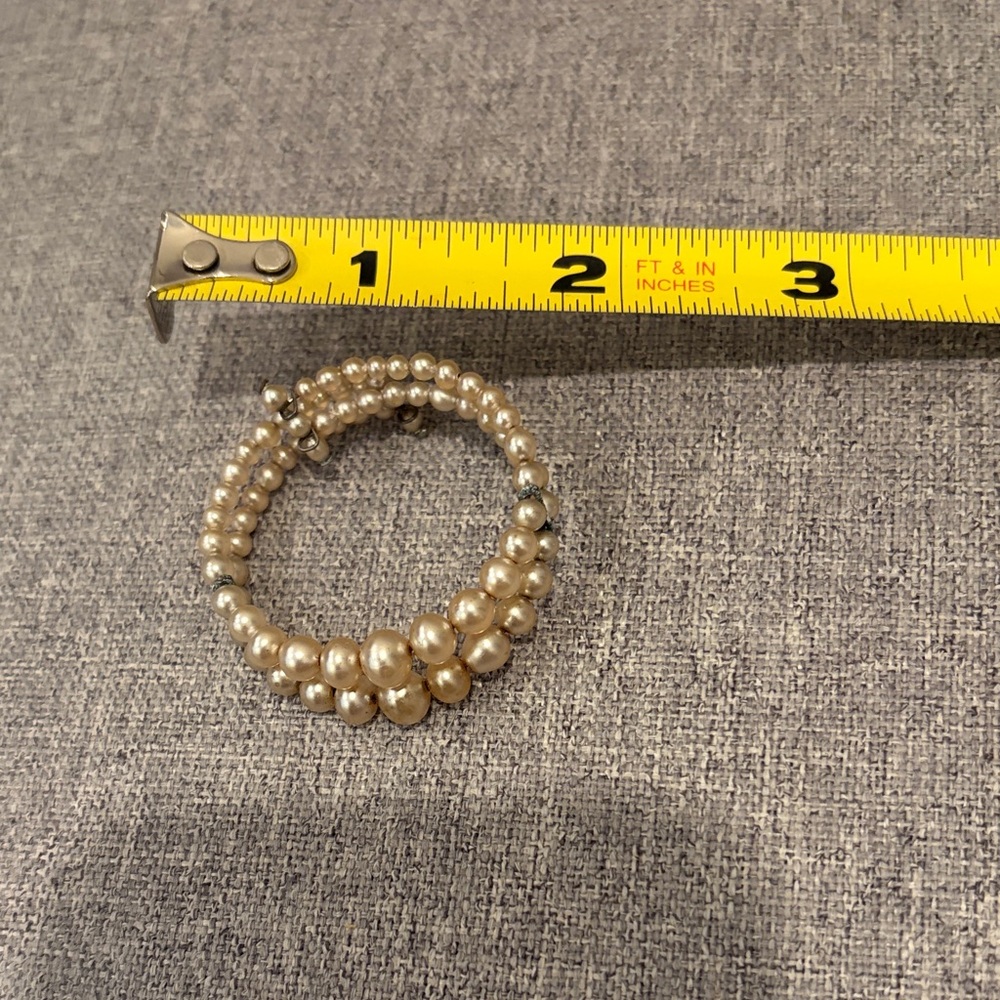 Vintage faux Pearl Necklace and Bracelet Set made in Japan - Picture 3 of 7